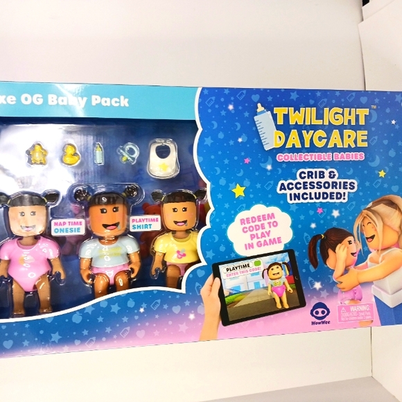 Roblox TWILIGHT DAYCARE Collectible Babies Deluxe OG Baby Pack NEW 2022 - Picture 1 of 4